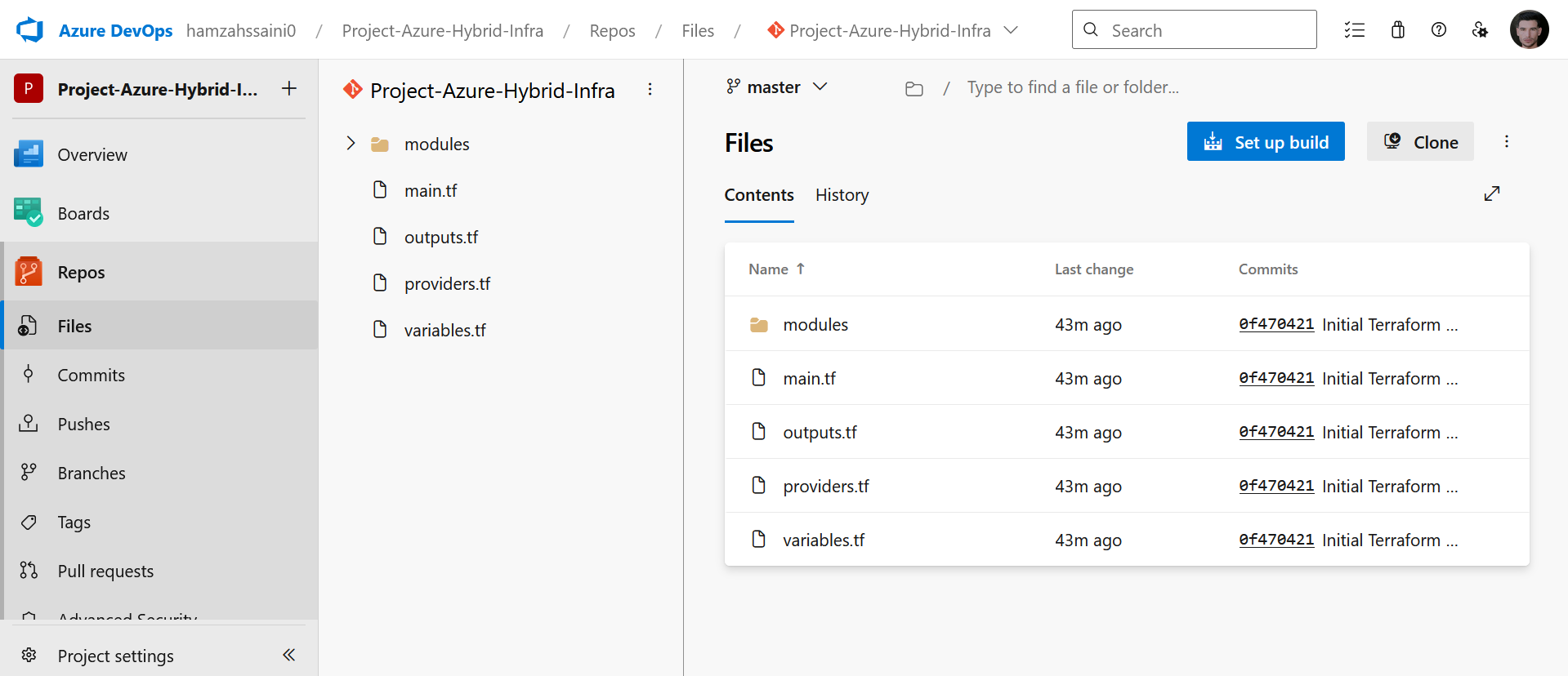 Azure hub-spoke screenshot 2