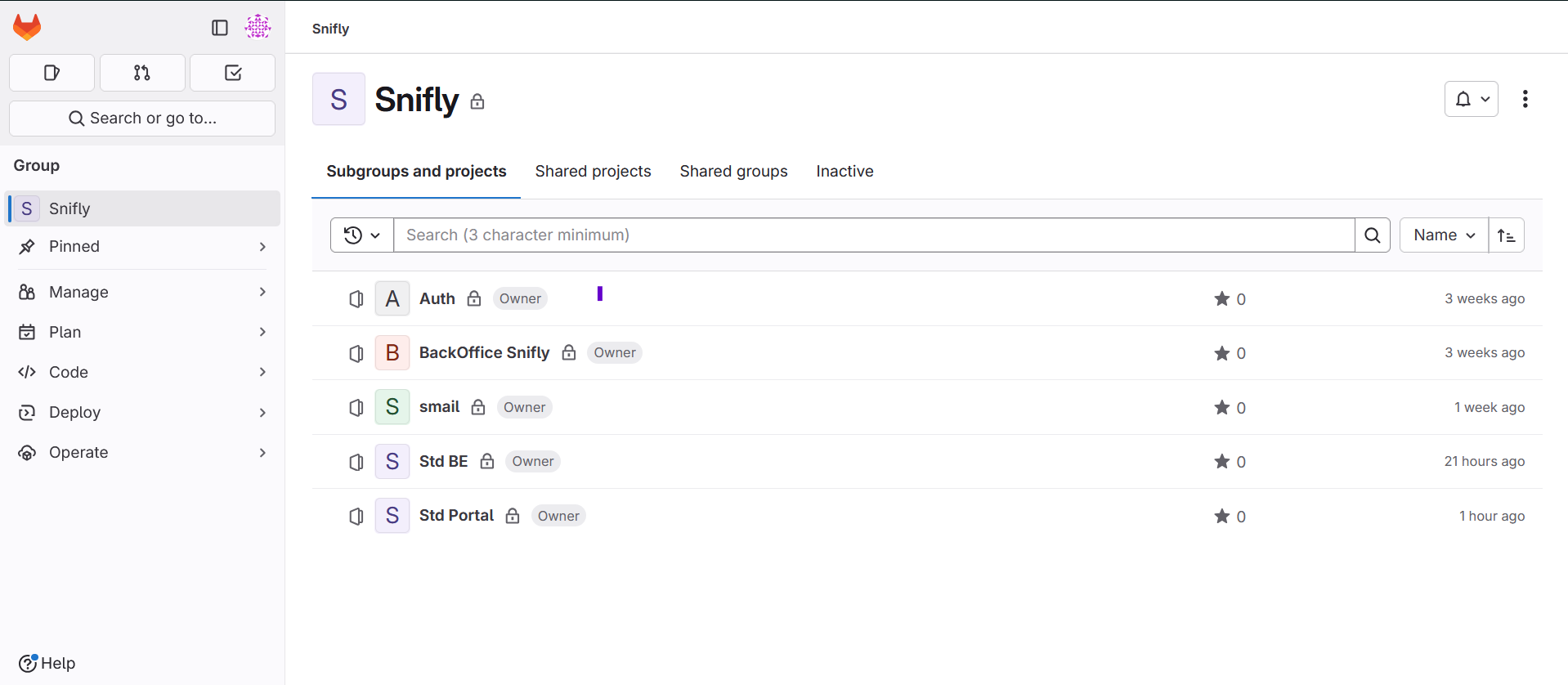Microservices CI/CD screenshot 1